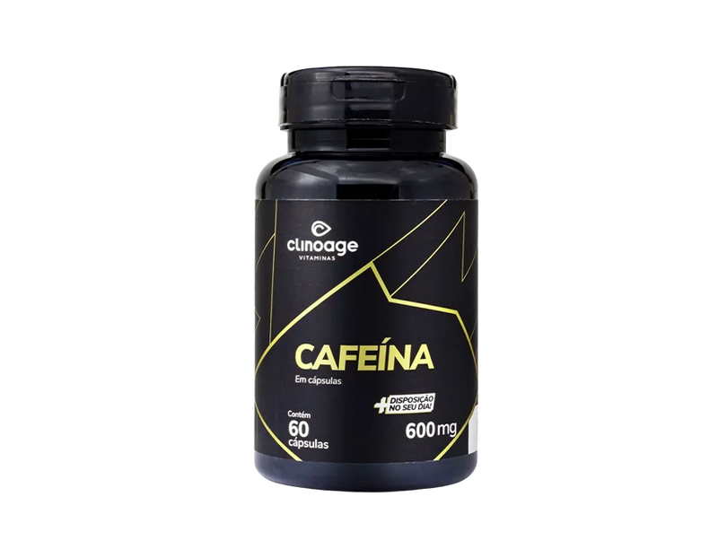 Cafeína 60 Caps Clinoage – Energia – Treino