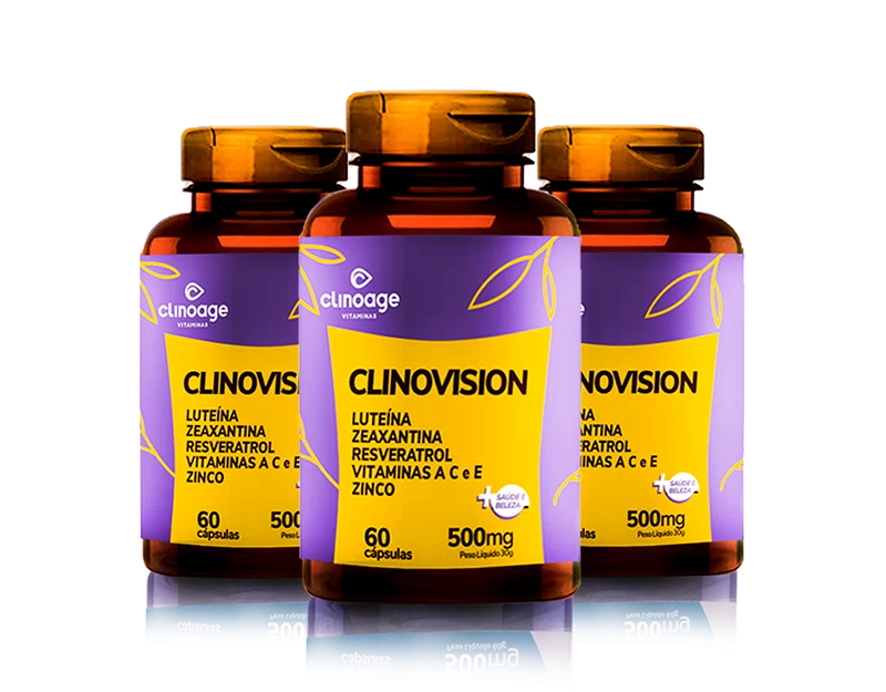 Clinovision- Luteína- Zeaxantina- Resveratrol- Vit A-C-E- Zinco